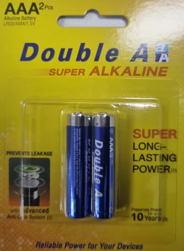 더블에이 슈퍼 알카라인 AAA 2입