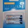 도시바 TNH-3LE 임펄스 1900mAh 니켈수소 AA 충전지 2입