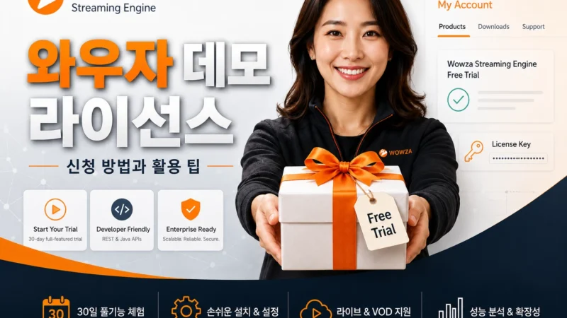 와우자 옷을 입은 엔지니어가 선물박스를 내미는 모습의 가로형 섬네일