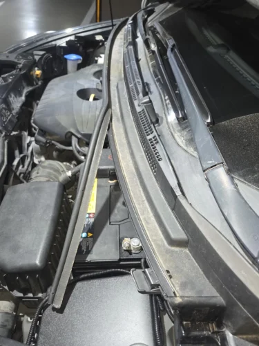 2018 기아 더뉴카렌스 후드 웨더스트립 제거