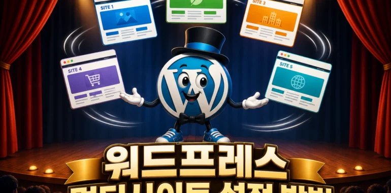 워드프레스 멀티사이트모드 활성화 섬네일